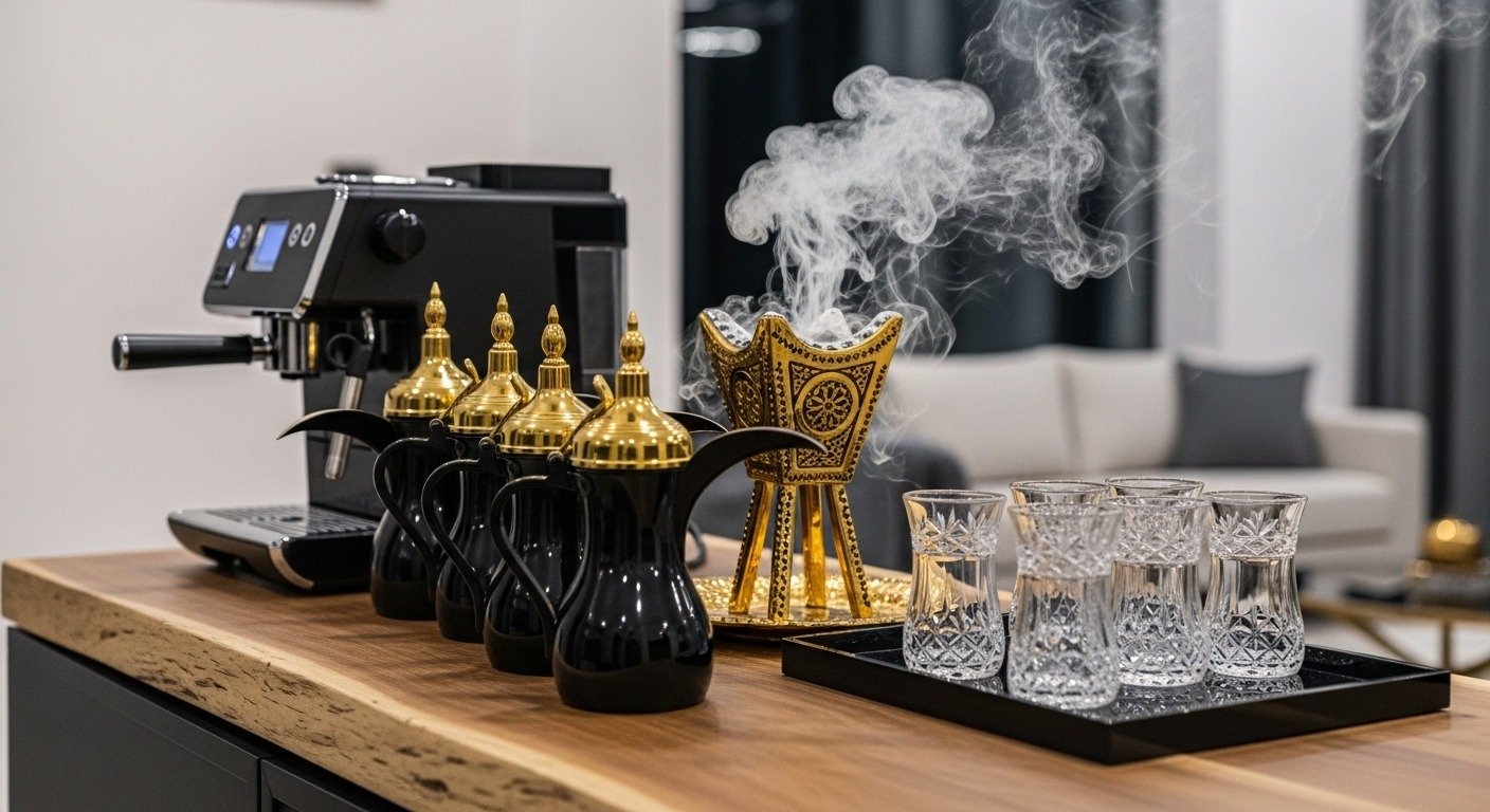أدوات ضيافة فاخرة للديوانية