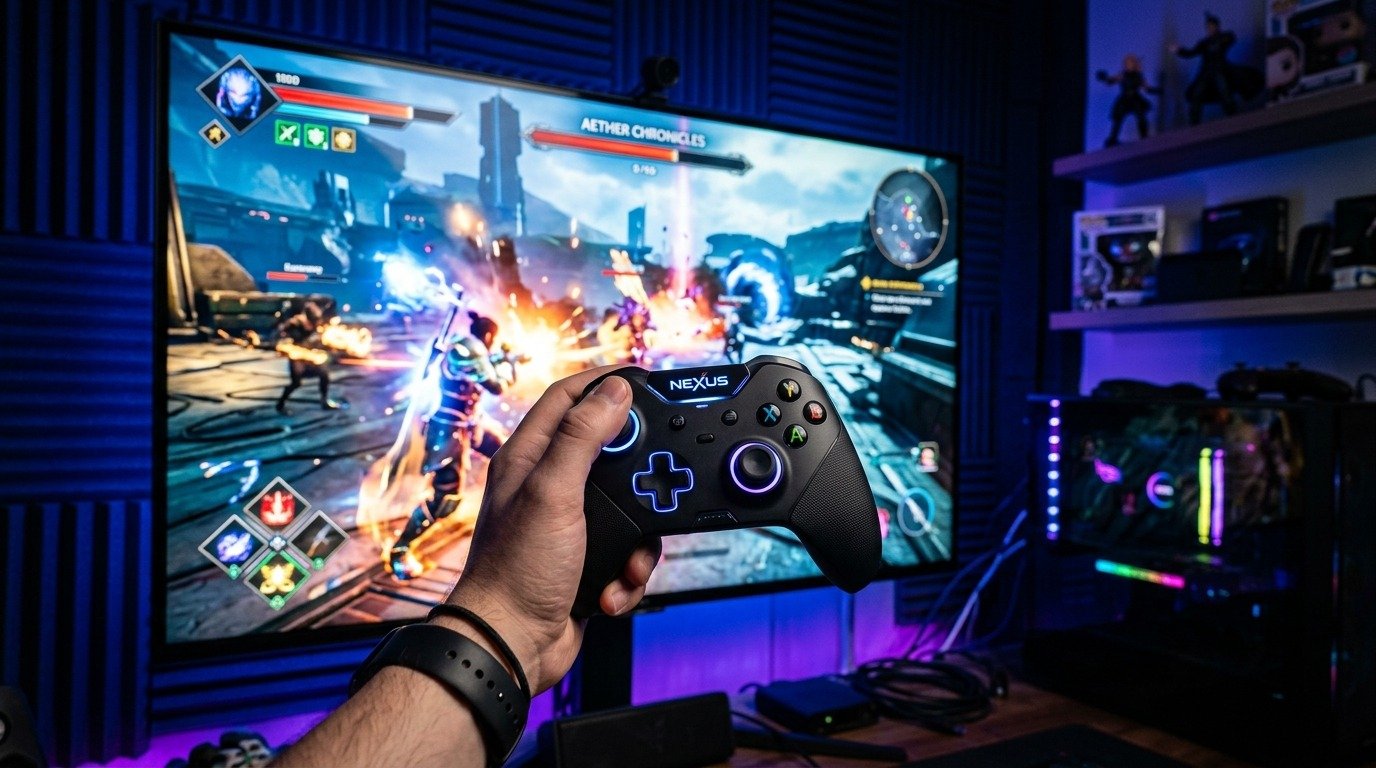 التحكم بالألعاب يمثل أهمية عند تطبيق أفكار لتجهيز ركن ألعاب Gaming Setup بإمكانيات بسيطة