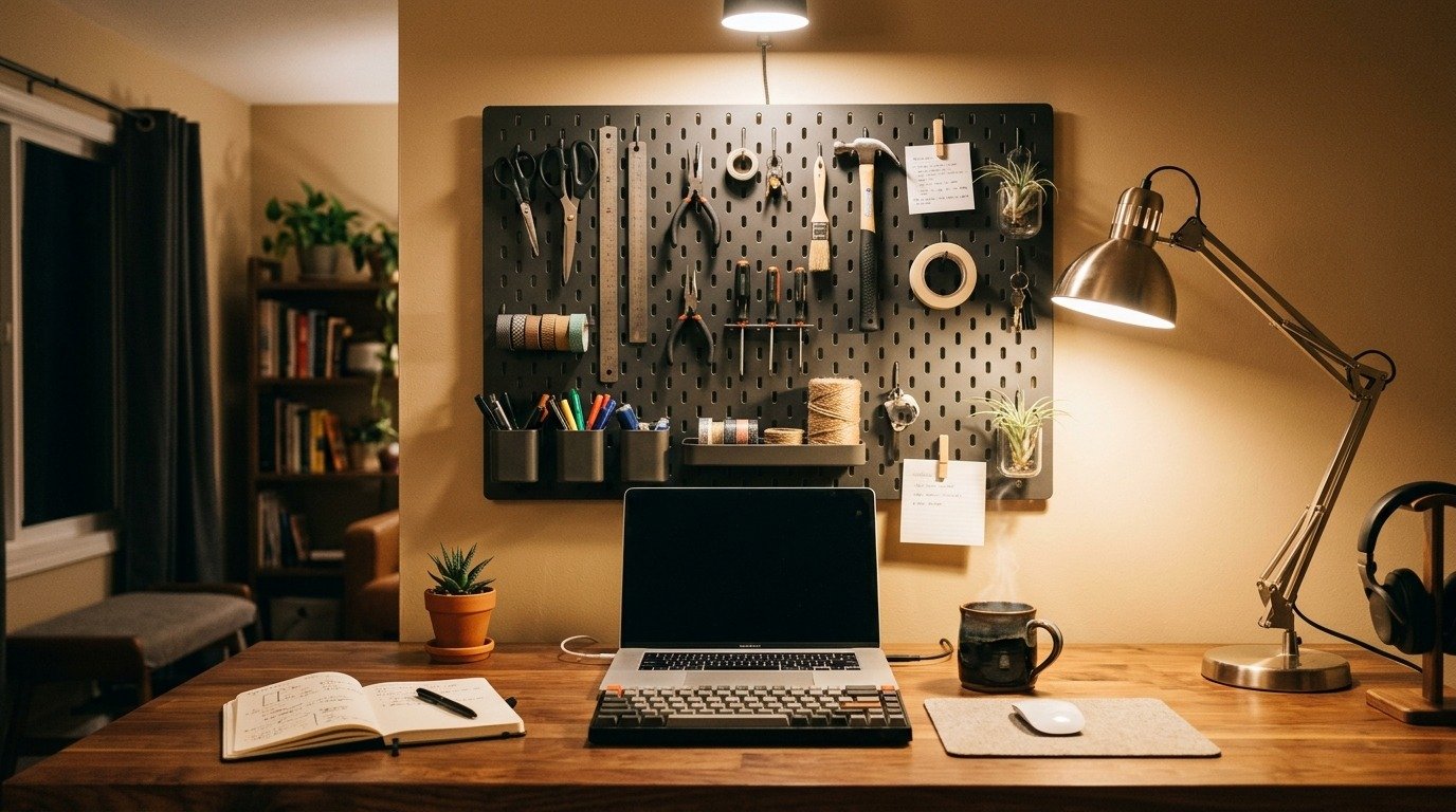 إضاءة ممتازة لتقديم أشياء تجعل مكتبك المنزلي أكثر احترافية