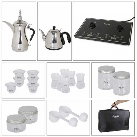 1600w electric coffee maker set with deluxe bag by sumo 13