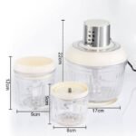 3 in 1 food processor 300w 2 5l by raf 5
