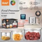 3 in 1 food processor 300w 2 5l with grinder and chopper by raf 1 1