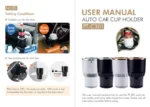 crony pt c301 bg vehicle heat and cold car cup holder cooling warming auto cup golden 739401 700x498