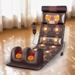 multifunctional full body heated leather massage mat with 9 modes 1