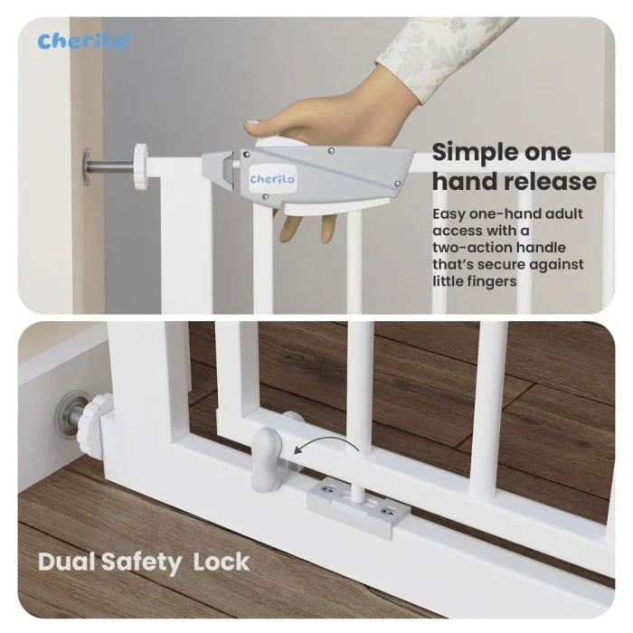 safety barrier with automatic closing for doors and stairs1