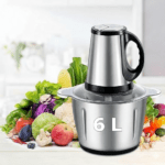 مفرمة طعام كهربائية ساغا 6 لتر موديل SG-2616 وعاء استانلس ستيل مع 6 شفرات ونظام 3 سرعات بذكاء وبامتياز.