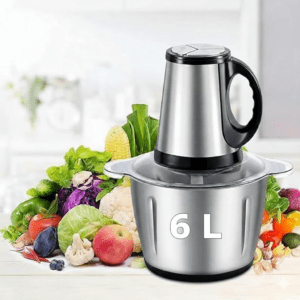مفرمة طعام كهربائية ساغا 6 لتر موديل SG-2616 وعاء استانلس ستيل مع 6 شفرات ونظام 3 سرعات بذكاء وبامتياز.