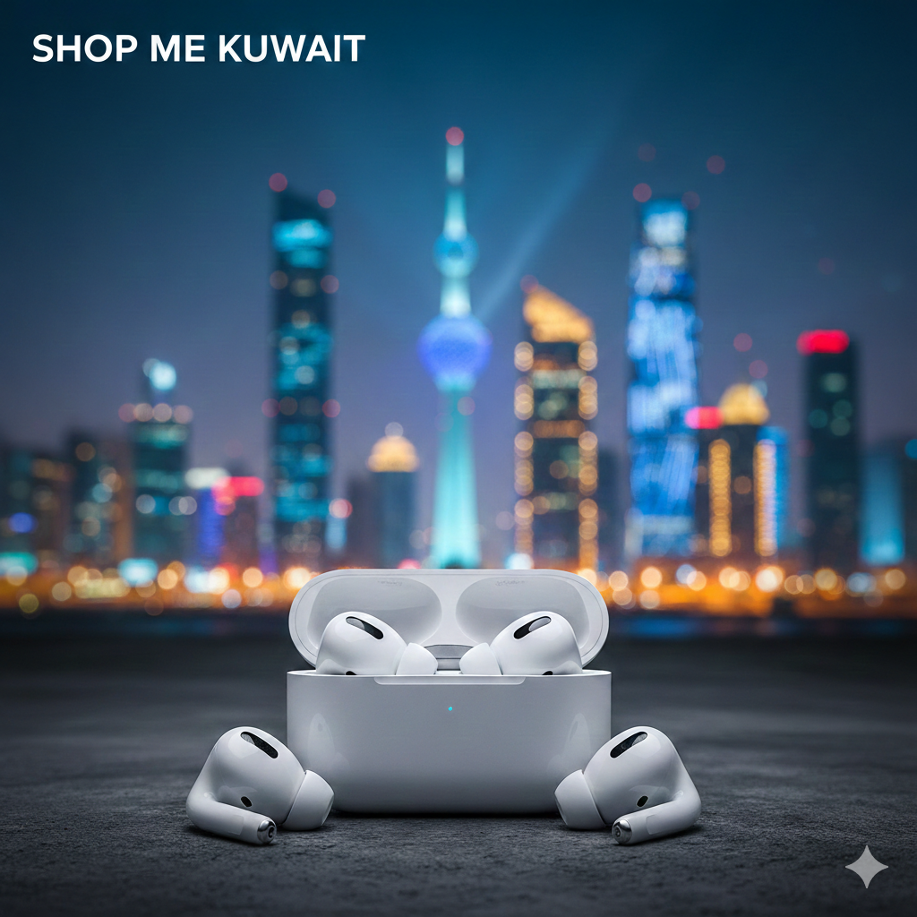 سماعة Apple AirPods Pro 2 مع علبة شحن USB-C - متوفرة في متجر شوب مي الكويت