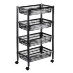 trolley 4 tier charcoal