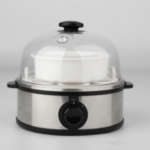 ماكينة سلق بيض كهربائية من ماركة ساجا موديل SM-8117 تسع لـ 7 بيضات مع غطاء شفاف وقاعدة تسخين بذكاء وبامتياز.