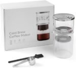 صانعة قهوة كولد برو (Cold Brew Coffee Maker) من ماركة آي كافيلاس (iCafilas). هذا الجهاز مصمم لتحضير القهوة الباردة بطريقة التقطير البطيء، مما ينتج قهوة أقل حموضة ومرارة من القهوة الساخنة التقليدية