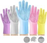 قفازات السيليكون السحرية (Magic Silicone Gloves)، وهي أداة مبتكرة تجمع بين القفازات الواقية وفرشاة التنظيف في قطعة واحدة لسهولة وسرعة العمل المنزلي [1.2].