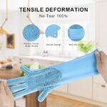 قفازات السيليكون السحرية (Magic Silicone Gloves)، وهي أداة مبتكرة تجمع بين القفازات الواقية وفرشاة التنظيف في قطعة واحدة لسهولة وسرعة العمل المنزلي [1.2].