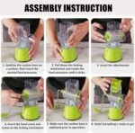 قطاعة ومبشرة خضروات كهربائية محمولة (Electric Handheld Vegetable Slicer & Grater)، وهي أداة مطبخ لاسلكية مصممة لتسهيل وسرعة تحضير السلطات والمكونات المختلفة