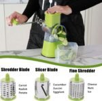 قطاعة ومبشرة خضروات كهربائية محمولة (Electric Handheld Vegetable Slicer & Grater)، وهي أداة مطبخ لاسلكية مصممة لتسهيل وسرعة تحضير السلطات والمكونات المختلفة