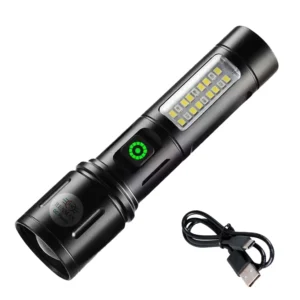 مصباح يدوي Cobra CB-1610 قابل لإعادة الشحن – هيكل ألومنيوم وخاصية التكبير بذكاء وبامتياز