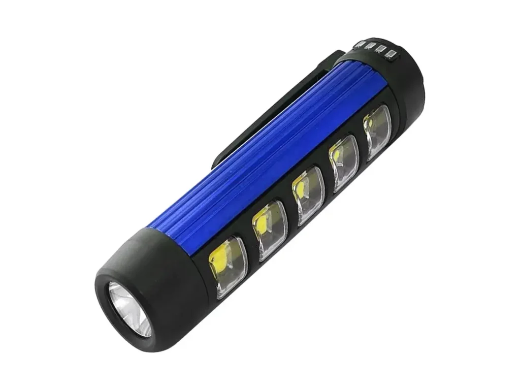 كشاف يدوي قلم HW-158 متعدد الوظائف – إضاءة COB مزدوجة وشحن USB بذكاء وبامتياز