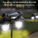 مصباح حائط شمسي مزدوج (Solar Dual Lamp) – إضاءة LED/COB مع مستشعر حركة وريموت بذكاء وبامتياز