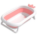 حوض استحمام للأطفال قابل للطي بأرجل ثابتة وتصميم موفر للمساحة بذكاء وبامتياز