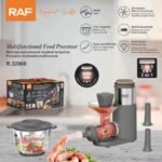 محضر طعام متعدد الوظائف RAF سعة 3 لتر بقدرة 500 واط وتصميم 2 في 1 بذكاء وبامتياز