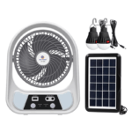 مروحة Easy Power EP-606 مكتبية وشمسية مع إضاءة بذكاء وبامتياز